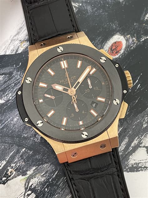 hublot big bang rosegold|hublot big bang gold 44mm.